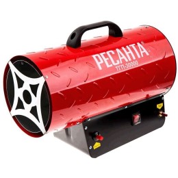 Тепловые пушки Ресанта ТДП-30000 67/1/10 Тепловая дизельная пушка { дизельная, 220В, 30кВт, 752 м3/час, расход 2,2 кг/час, 870x470x520, 25,2 кг }